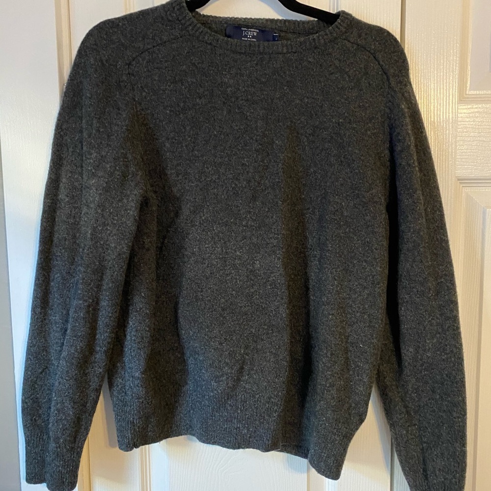 J Crew Grey Sweater Size L